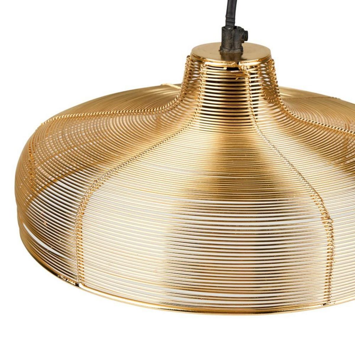 OSTARIA Suspension en métal doré