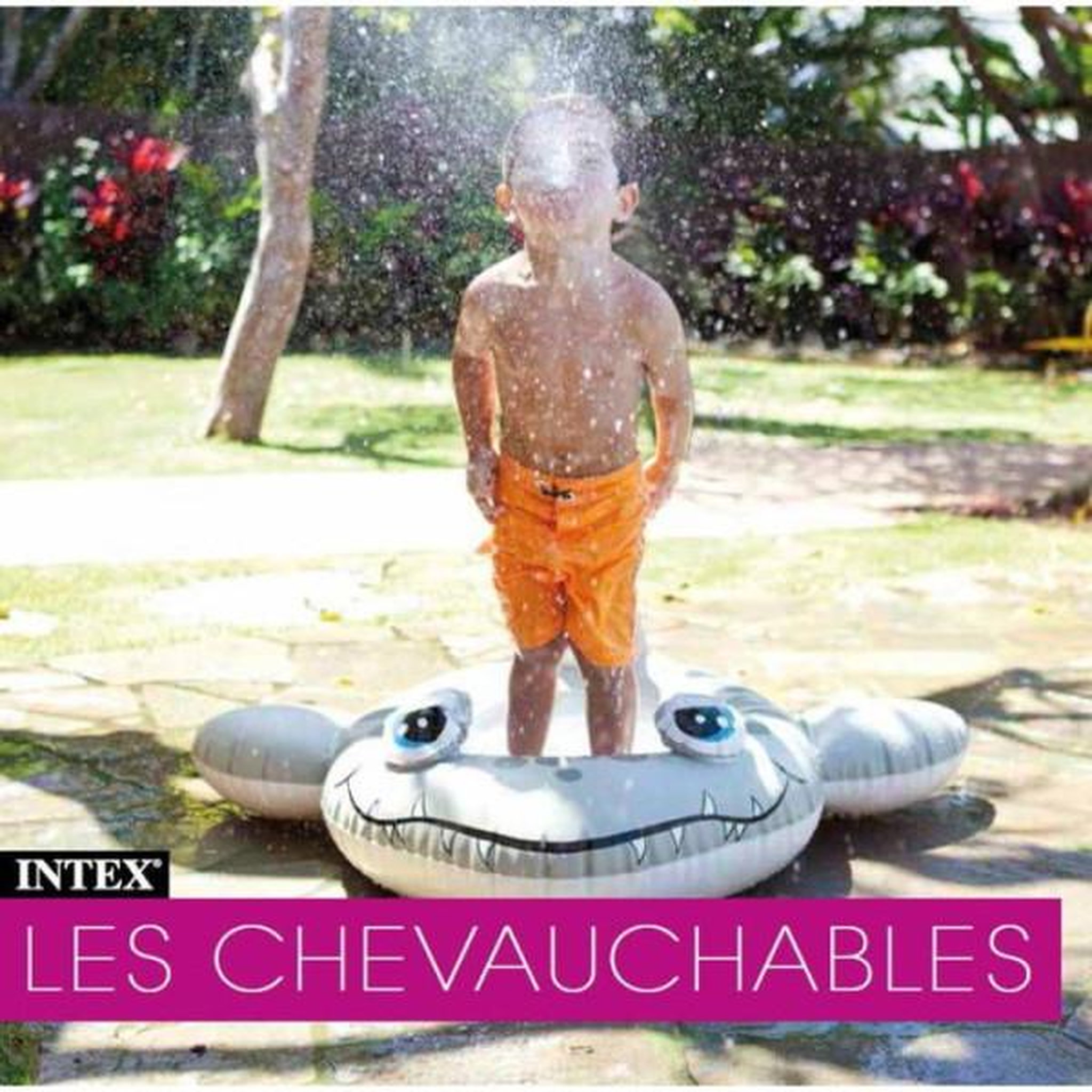 Voir la diapositive 3 : INTEX Matelas de piscine - Tortue de mer - 150 x 127 cm - Plastique - Utilisation extérieure - Mixte