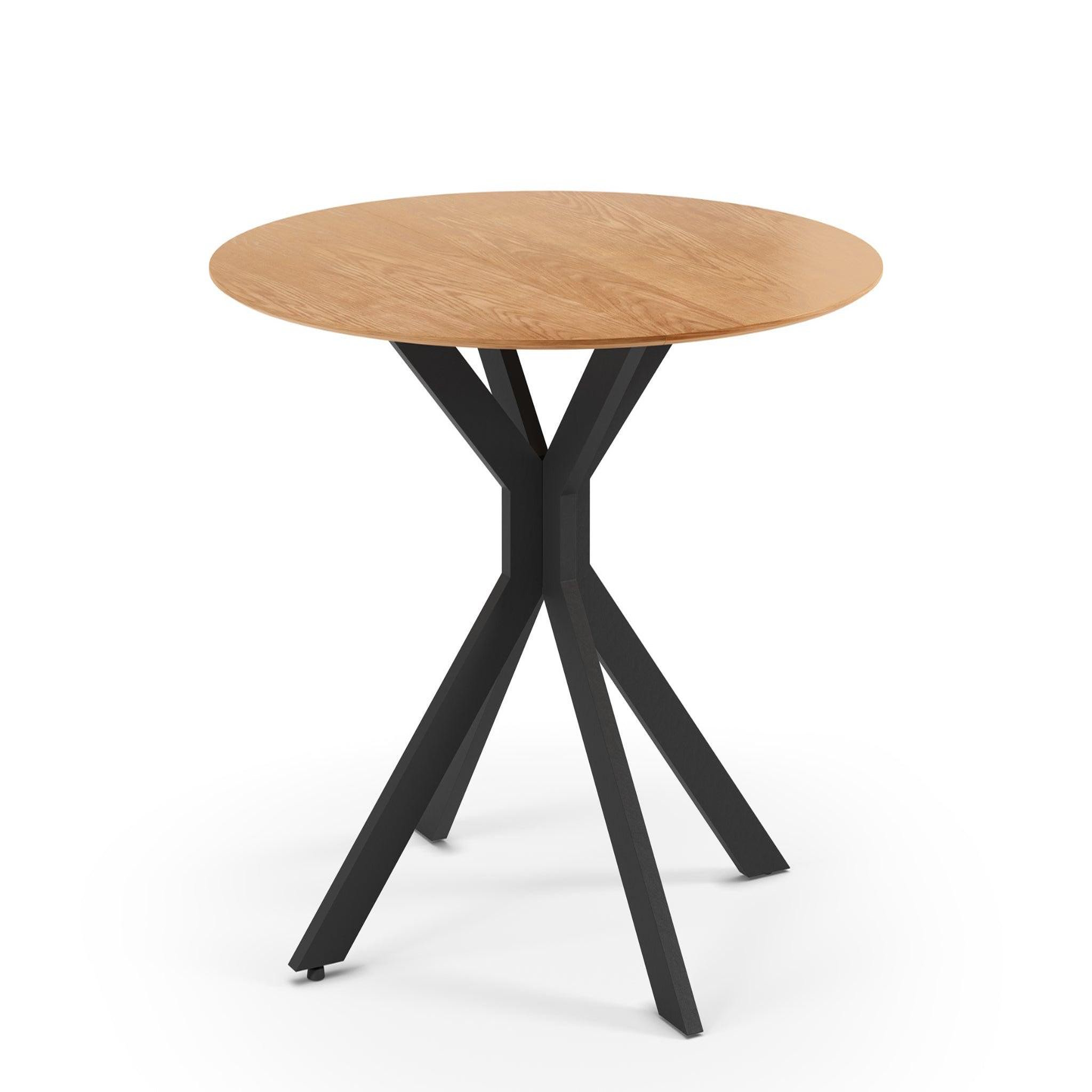 CASANOVA PARIS Riva - table à manger pliante ronde 110cmpieds en métal