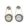 Voir la diapositive 1 : AAAAA Horloge Murale DKD Home Decor 28,5 x 8 x 50 cm Verre Fer Vintage (2 Unités)
