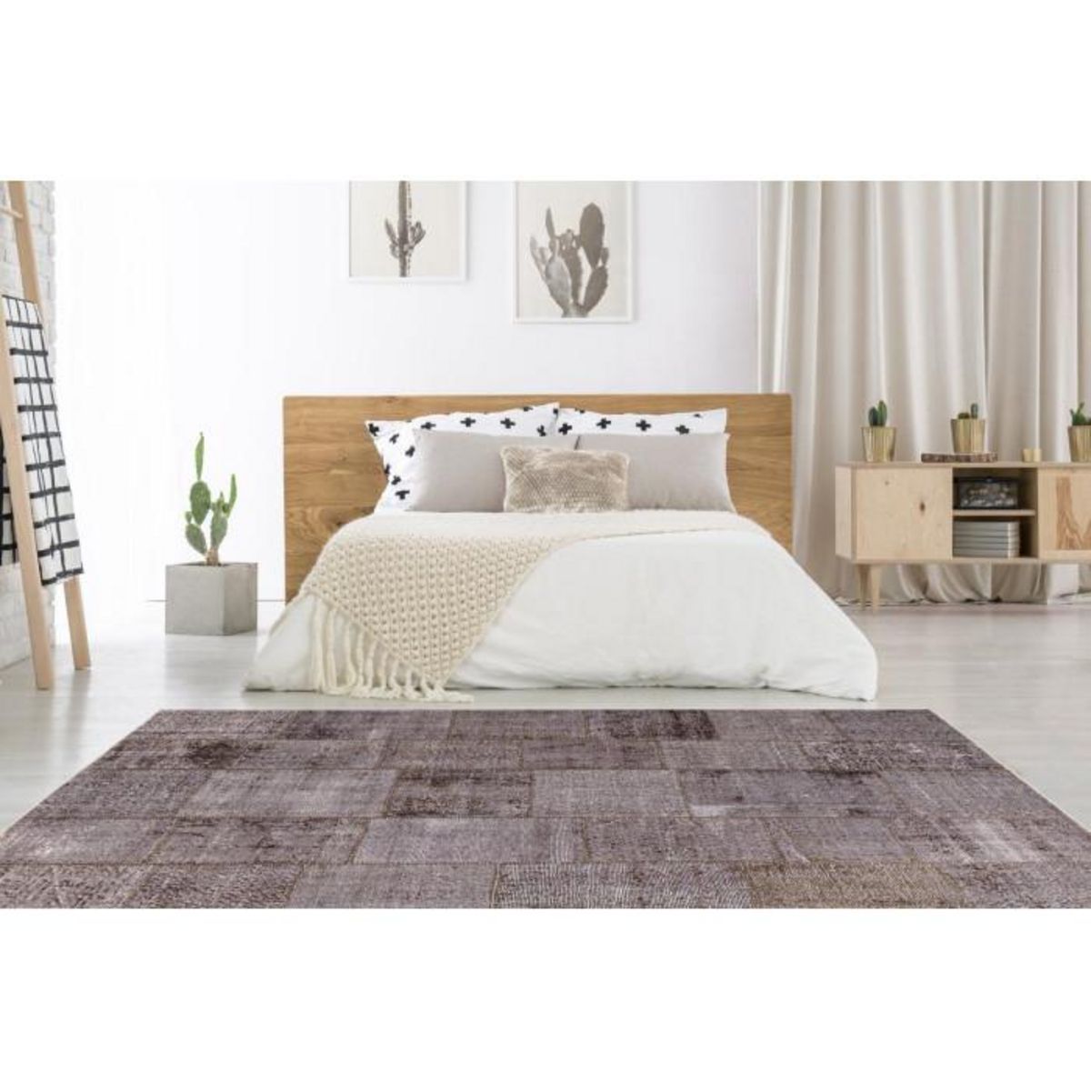 Paris Prix Tapis Tissé à la Main  Piedmont  Anthracite