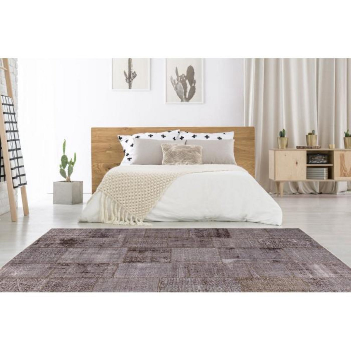 Paris Prix Tapis Tissé à la Main  Piedmont  Anthracite
