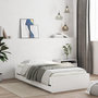 Voir la diapositive 1 : VIDAXL Cadre de lit avec tiroirs sans matelas blanc 100x200 cm