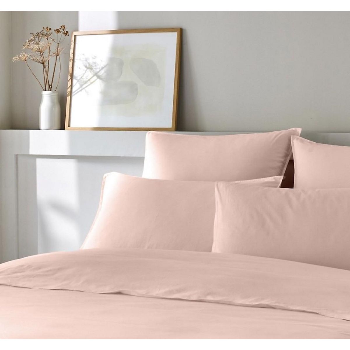 Home collection Parure housse de couette coton-bambou