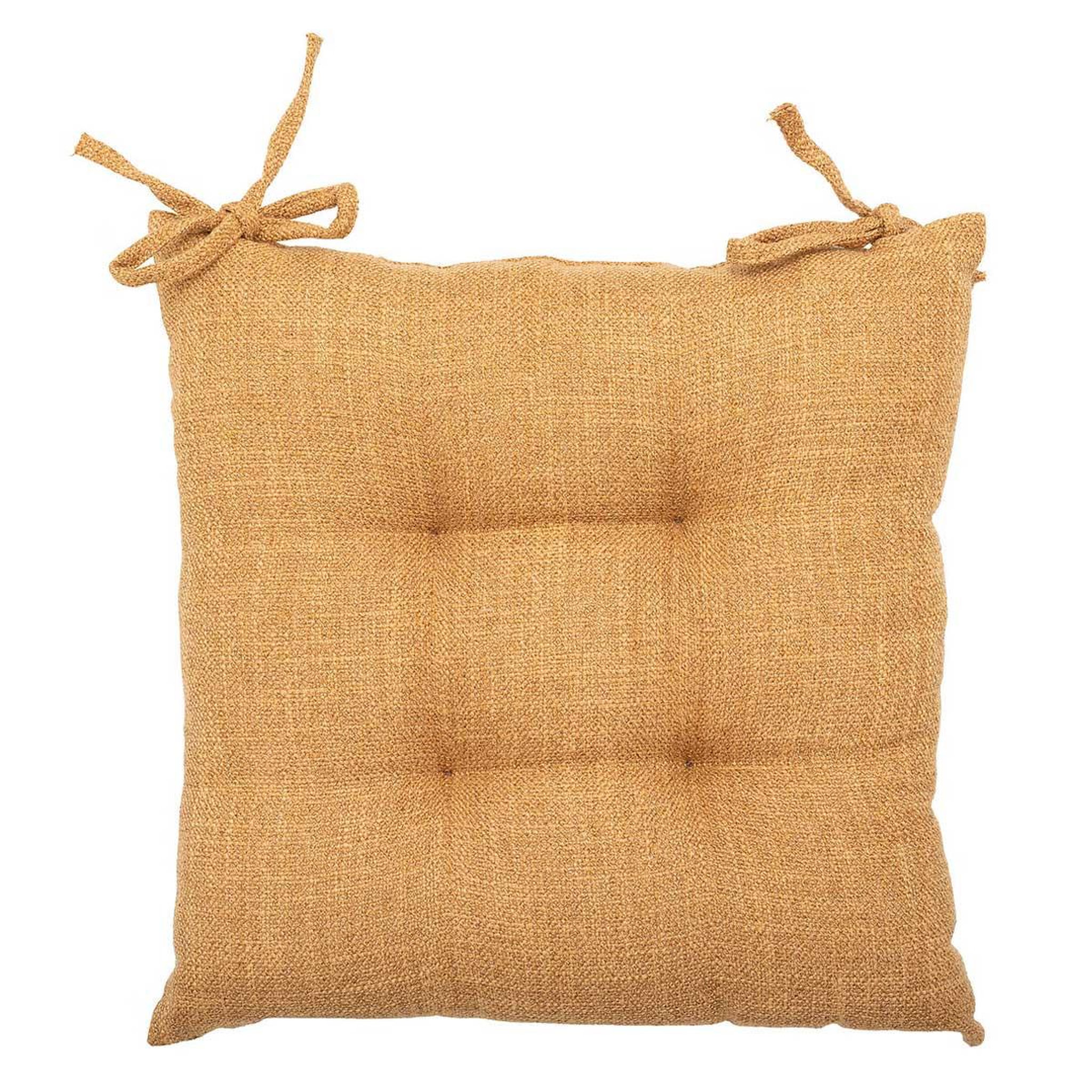 ATMOSPHERA Galette de Chaise  Clem  38x38cm Cannelle