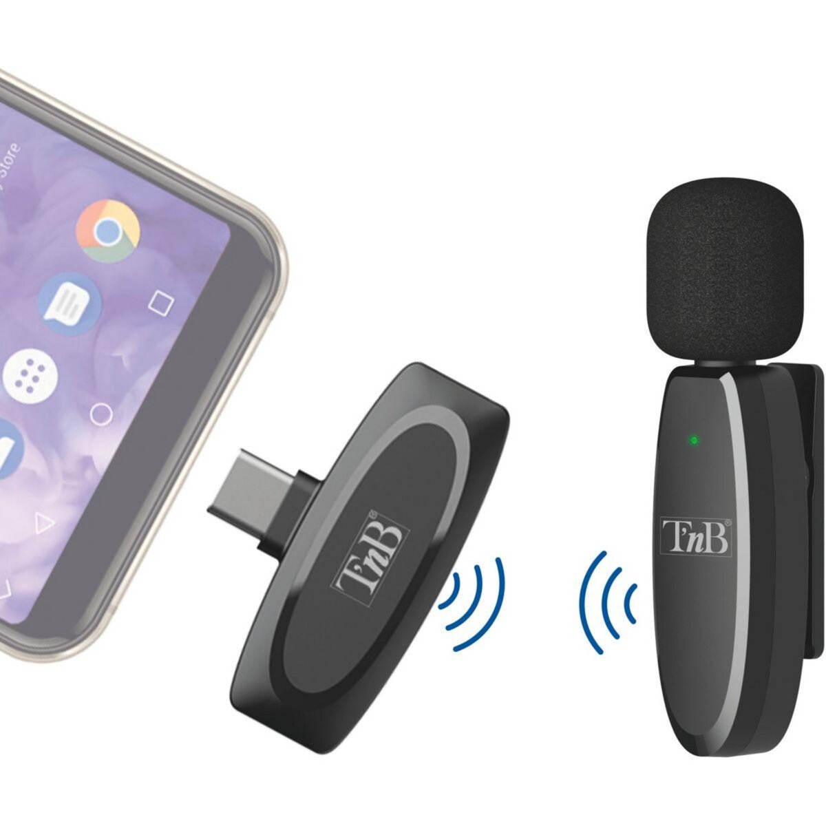 TNB Micro cravate sans fil sans fil noir