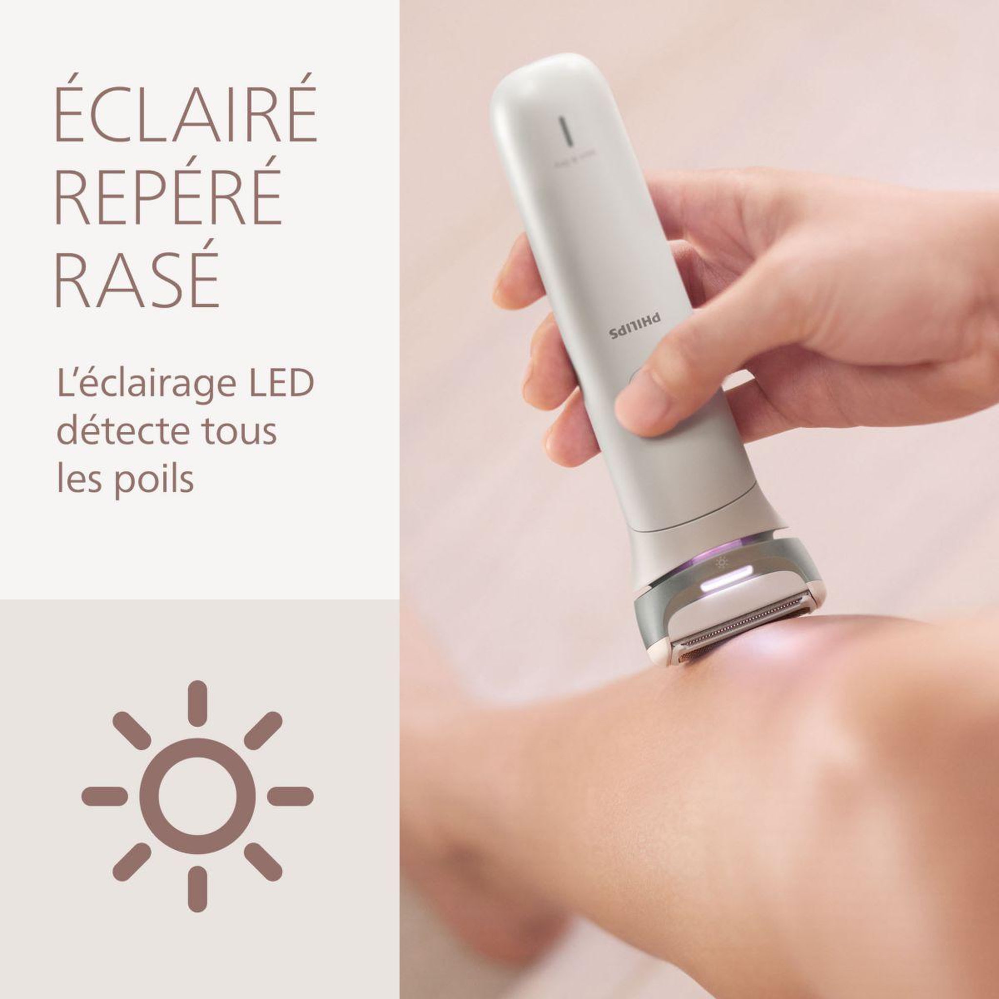 Voir la diapositive 4 : Philips Rasoir électrique femme BRL159/00