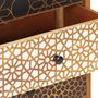 Voir la diapositive 5 : VIDAXL Buffet avec motif imprime 90x30x70 cm Bois de manguier massif