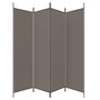 Voir la diapositive 5 : VIDAXL Cloison de separation 4 panneaux Anthracite 698x180 cm Tissu