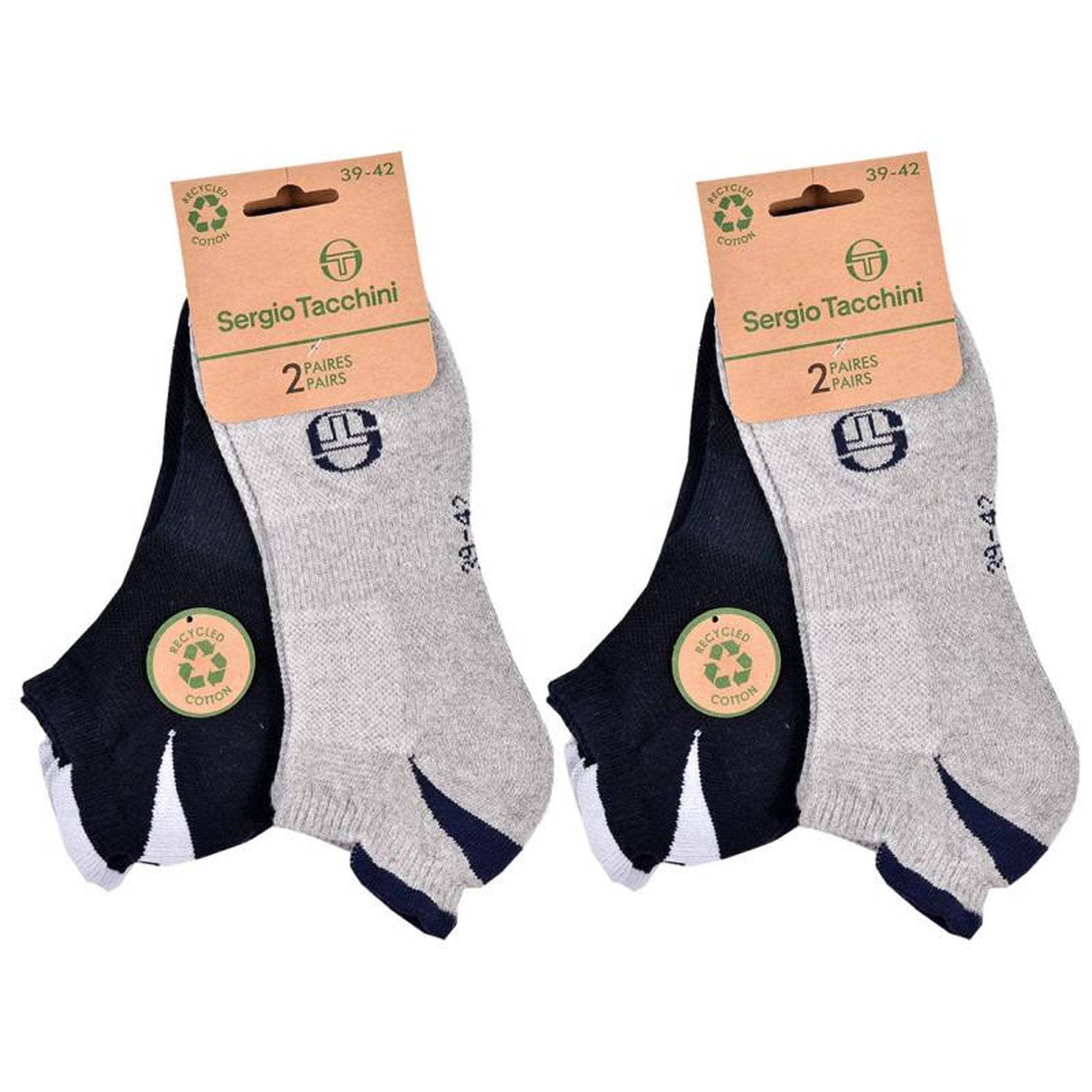 Voir la diapositive 3 : SERGIO TACCHINI Chaussettes SNEAKER SERGIO TACCHINI Lot de 4 Paires