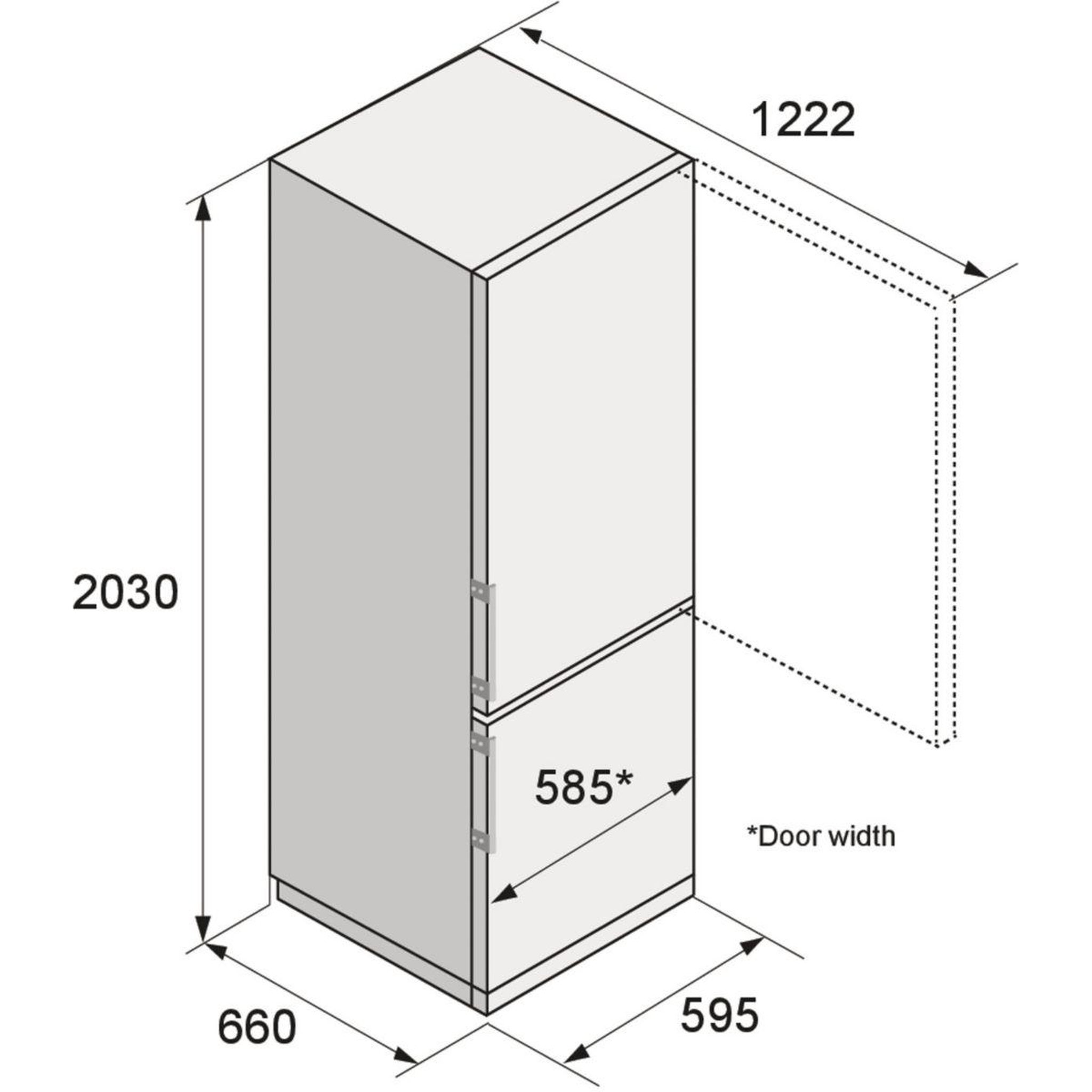 Voir la diapositive 5 : ASKO Réfrigérateur combiné rfc226rnbs1