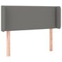 Voir la diapositive 3 : VIDAXL Tete de lit a LED Gris fonce 93x16x78/88 cm Tissu