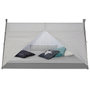 Voir la diapositive 3 : HomeStyle4U Lit Tipi Enfant 90x200 Tissu gris étoilé
