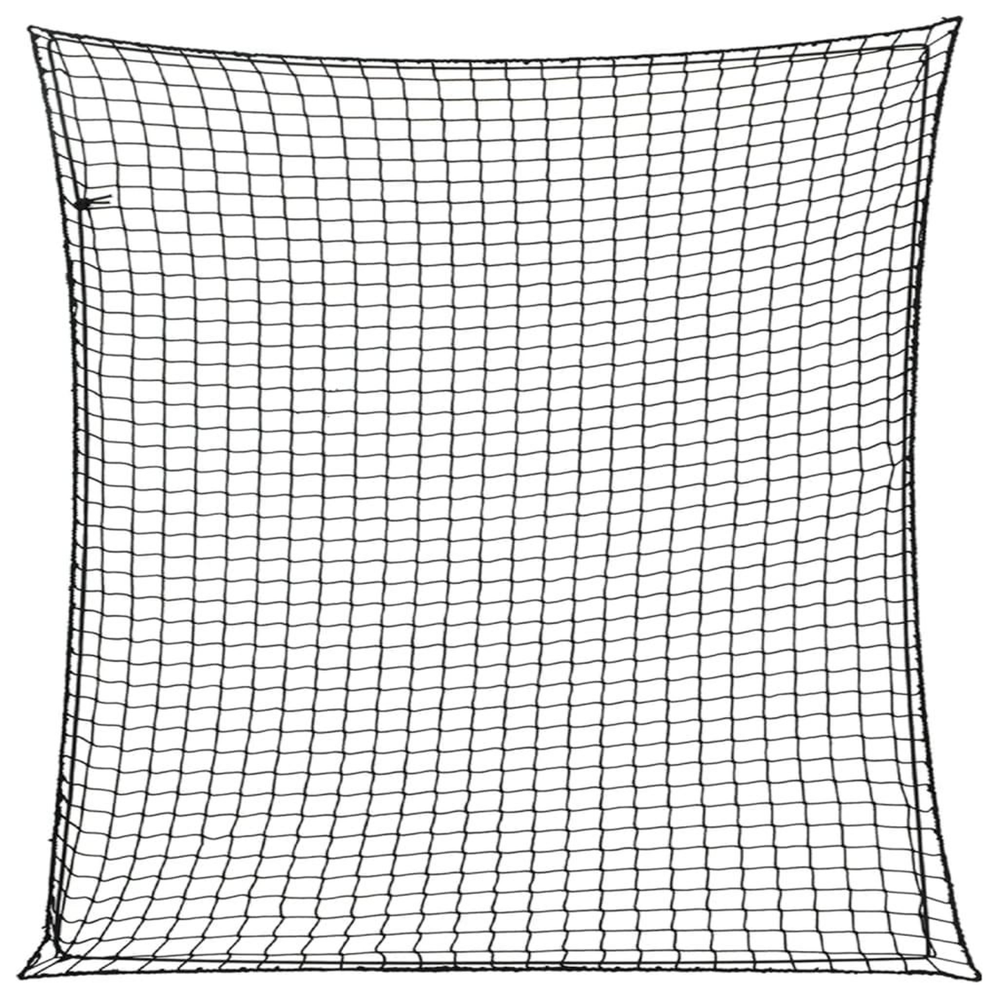 VIDAXL Filet pour remorque avec corde elastique noir 3x3 m PP