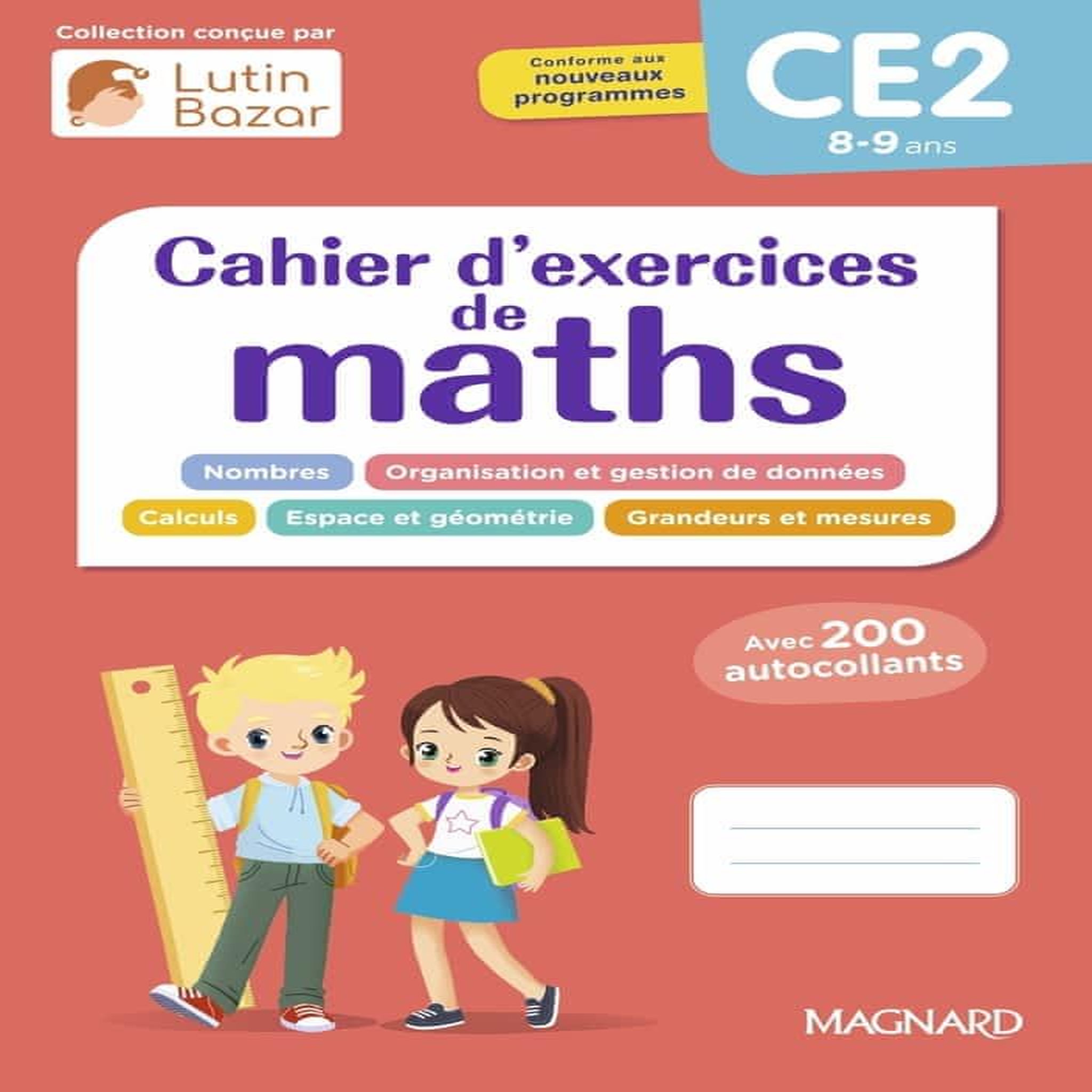 CAHIER D'EXERCICES DE MATHS CE2, Céard Morgane