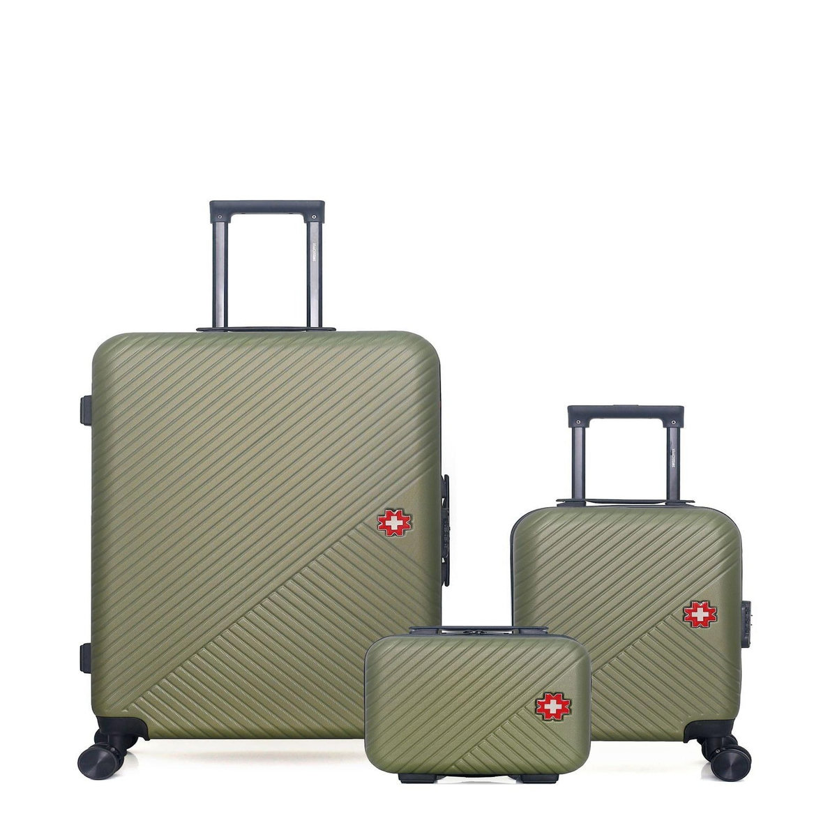 SWISS KOPPER SWISS KOPPER - LOT DE 3 - Valises grand format, cabine XXS et vanity SPIEZ