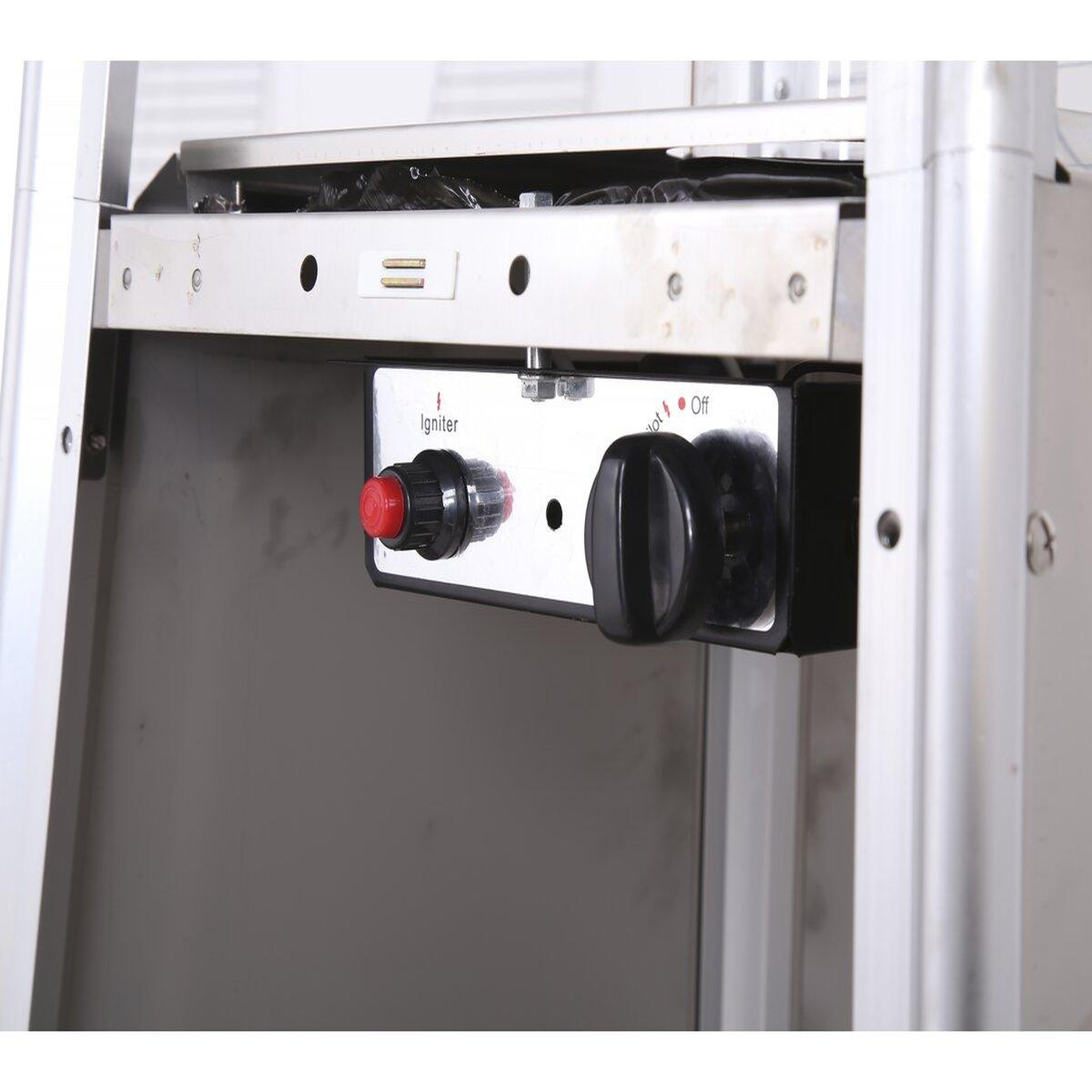 Voir la diapositive 4 : Habitat et Jardin Parasol chauffant gaz  Kheops  13 KW - Acier