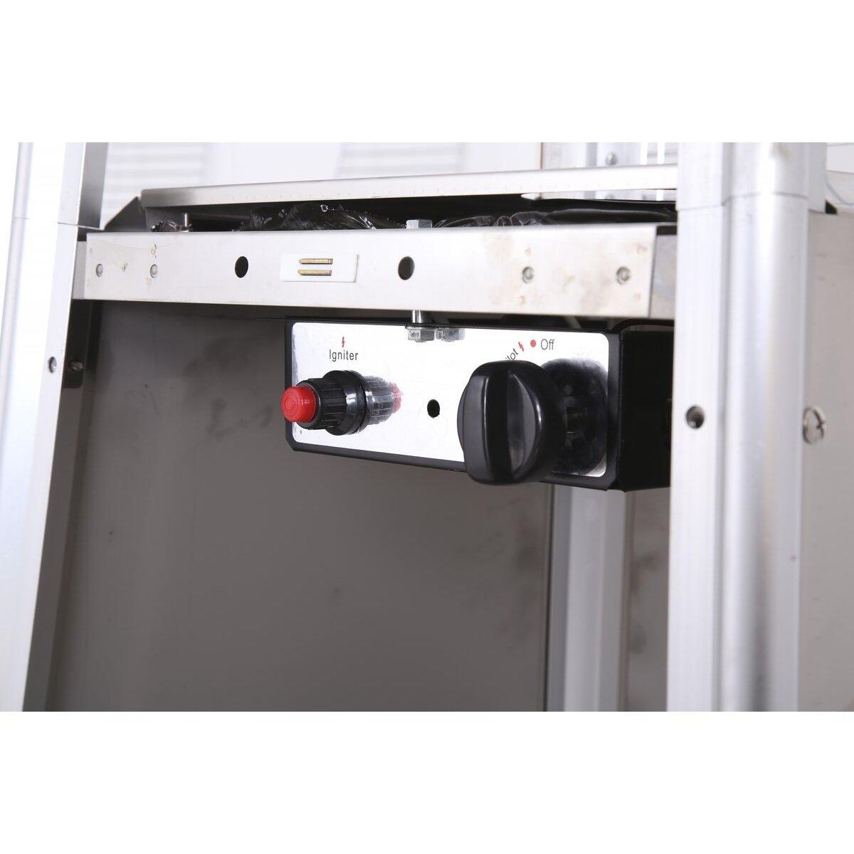 Habitat et Jardin Parasol chauffant gaz  Kheops  13 KW - Acier