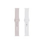 Voir la diapositive 3 : IBROZ Bracelet Samsung/Huawei SoftTouch 22mm blanc+rose