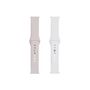 Voir la diapositive 3 : IBROZ Bracelet Samsung/Huawei SoftTouch 22mm blanc+rose