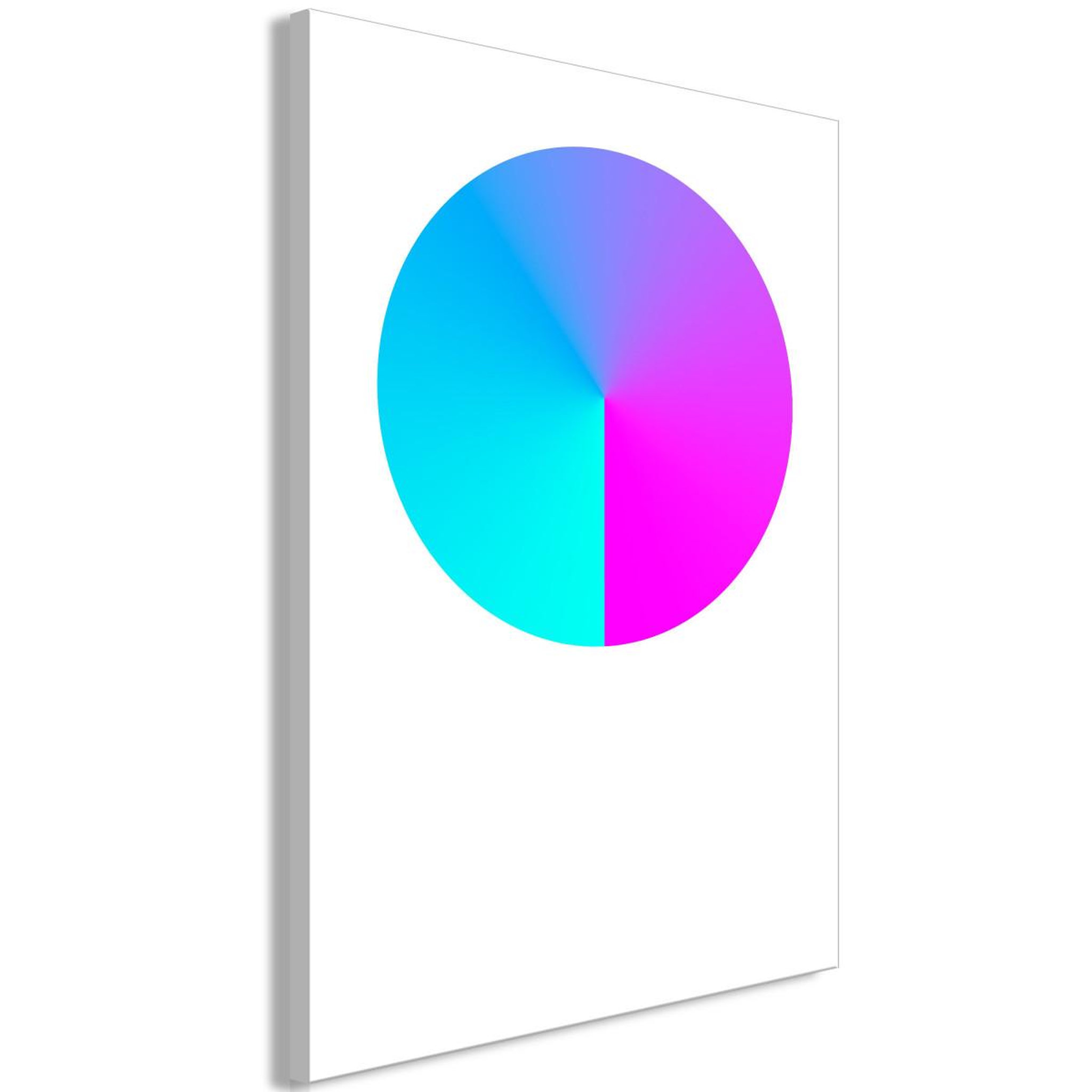 Paris Prix Tableau imprimé  neon gradient. Coloris disponibles : Multicolore