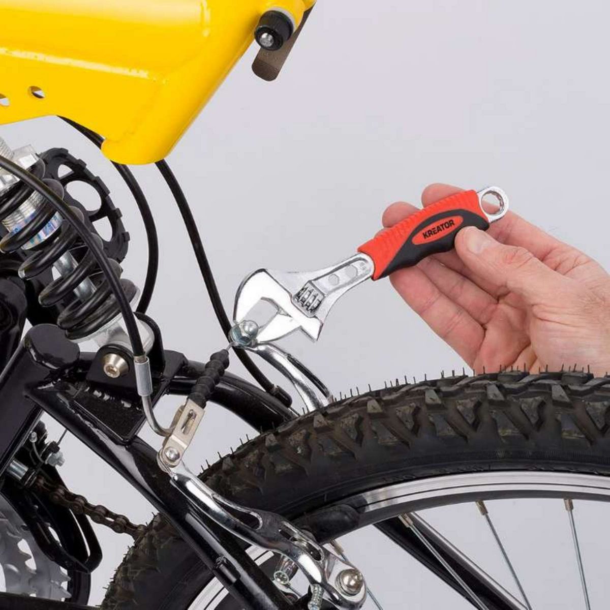  Clé à molette CR-V poignée grip Kreator 150 mm