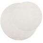 Voir la diapositive 3 : VIDAXL Tapis IZA poils courts style scandinave creme Ø 100 cm