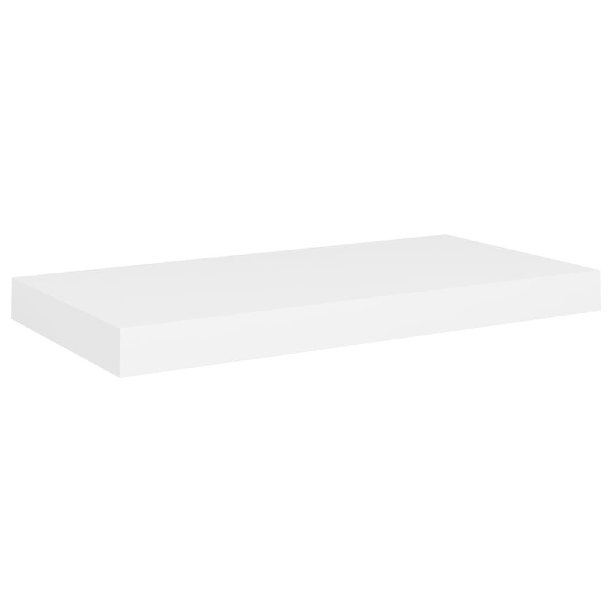 Voir la diapositive 4 : VIDAXL Etageres murales flottantes 4 pcs Blanc 50x23x3,8 cm MDF