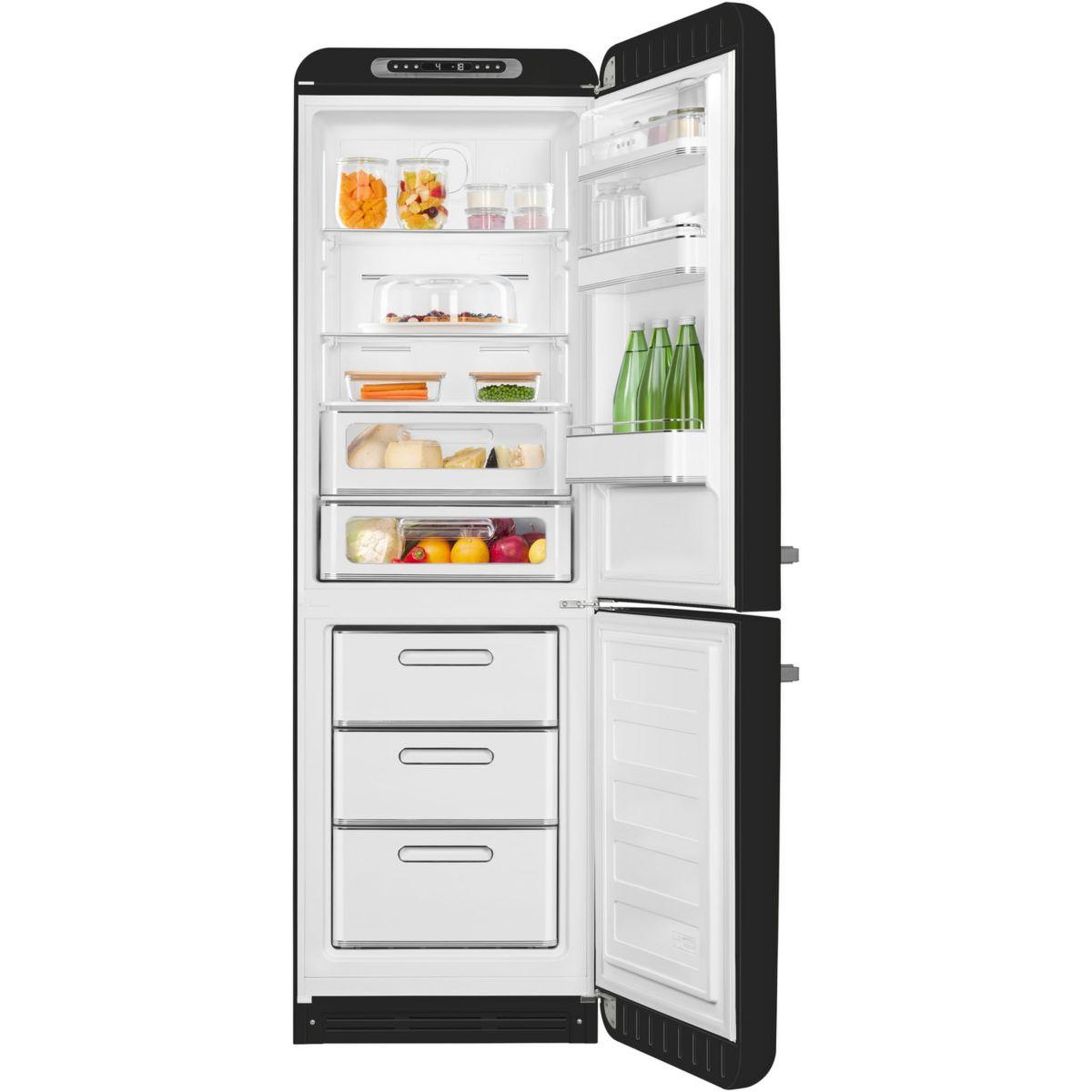 Voir la diapositive 5 : SMEG Réfrigérateur combiné FAB32RBL6