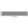 Voir la diapositive 5 : VIDAXL Ecran de balcon PEHD 75x500 cm Anthracite et blanc
