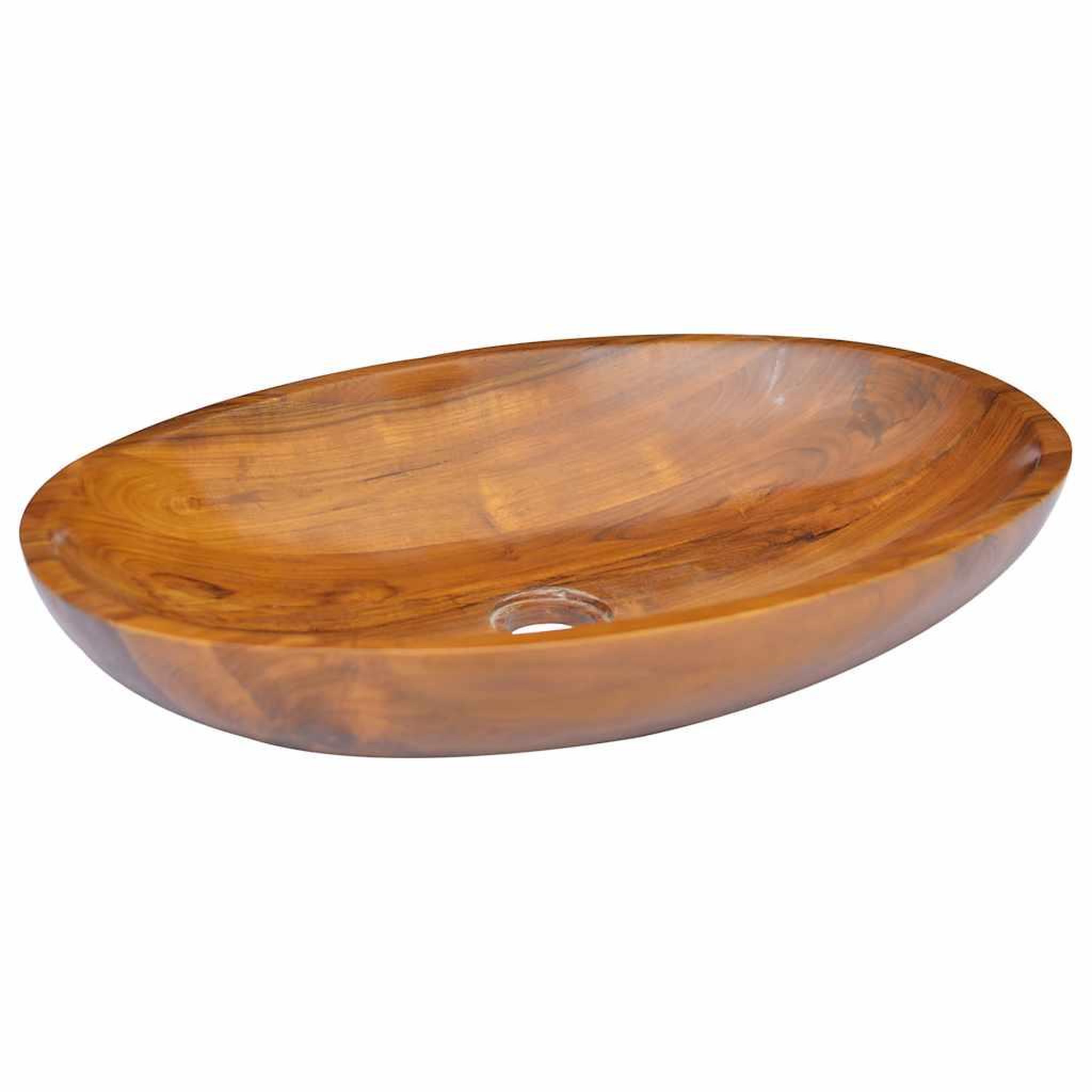 Voir la diapositive 3 : VIDAXL Lavabo bois de teck massif 60x40x10 cm