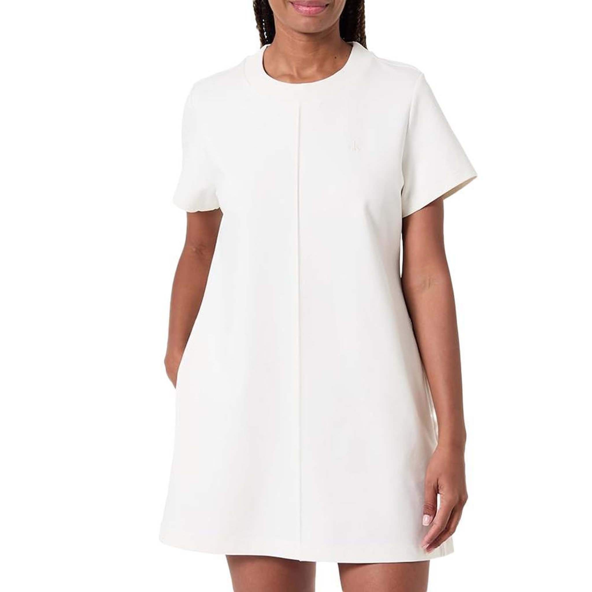 CALVIN KLEIN JEANS Robe Blanche Femme Calvin Klein Jeans Punto. Coloris disponibles : Blanc