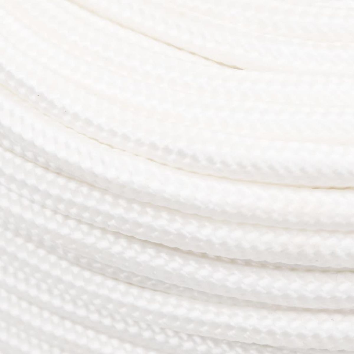 VIDAXL Corde de bateau Blanc complet 8 mm 25 m Polypropylene