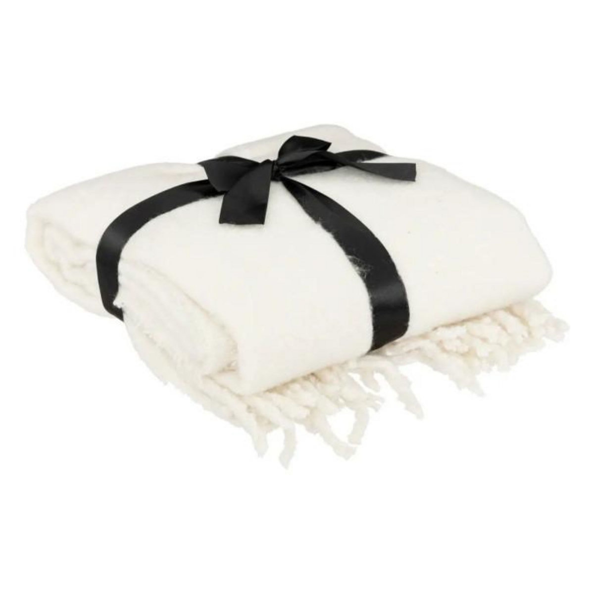 ATMOSPHERA Plaid Mohair  Kodi  130x180cm Ivoire