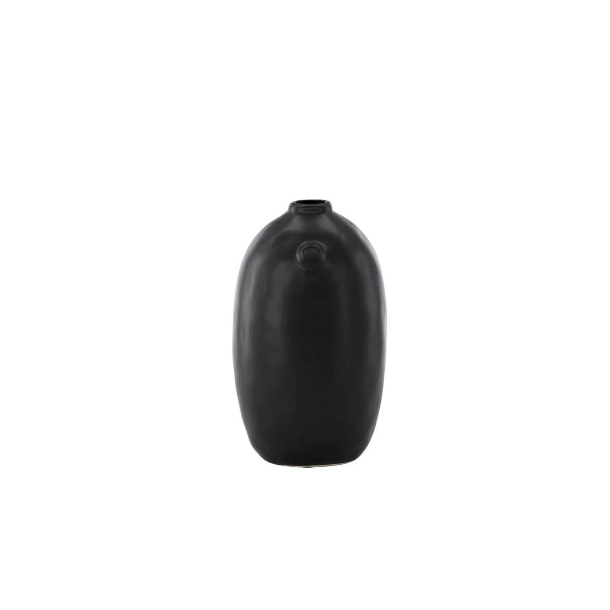 Voir la diapositive 2 : Paris Prix Vase déco en céramique  madi  28cm noir