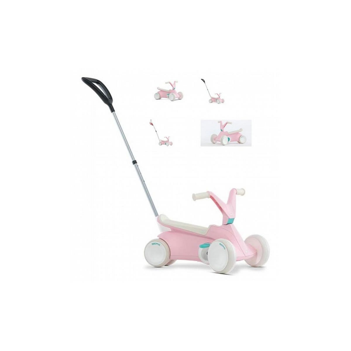 Berg Kart à pédales GO2 Rose