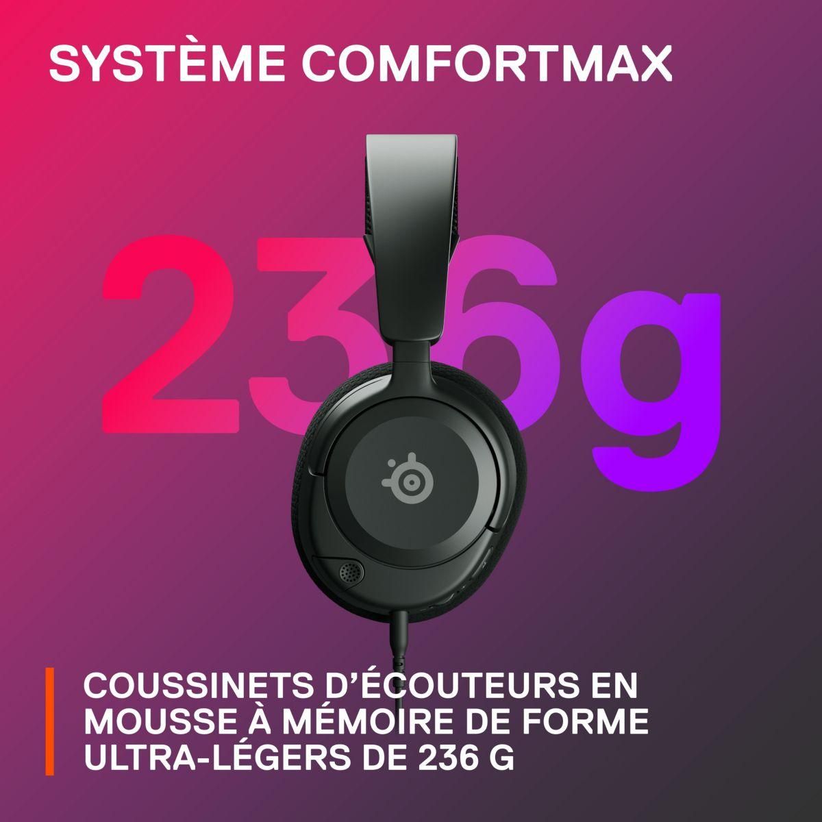 STEEL SERIES Casque gamer Arctis Nova 1 Noir