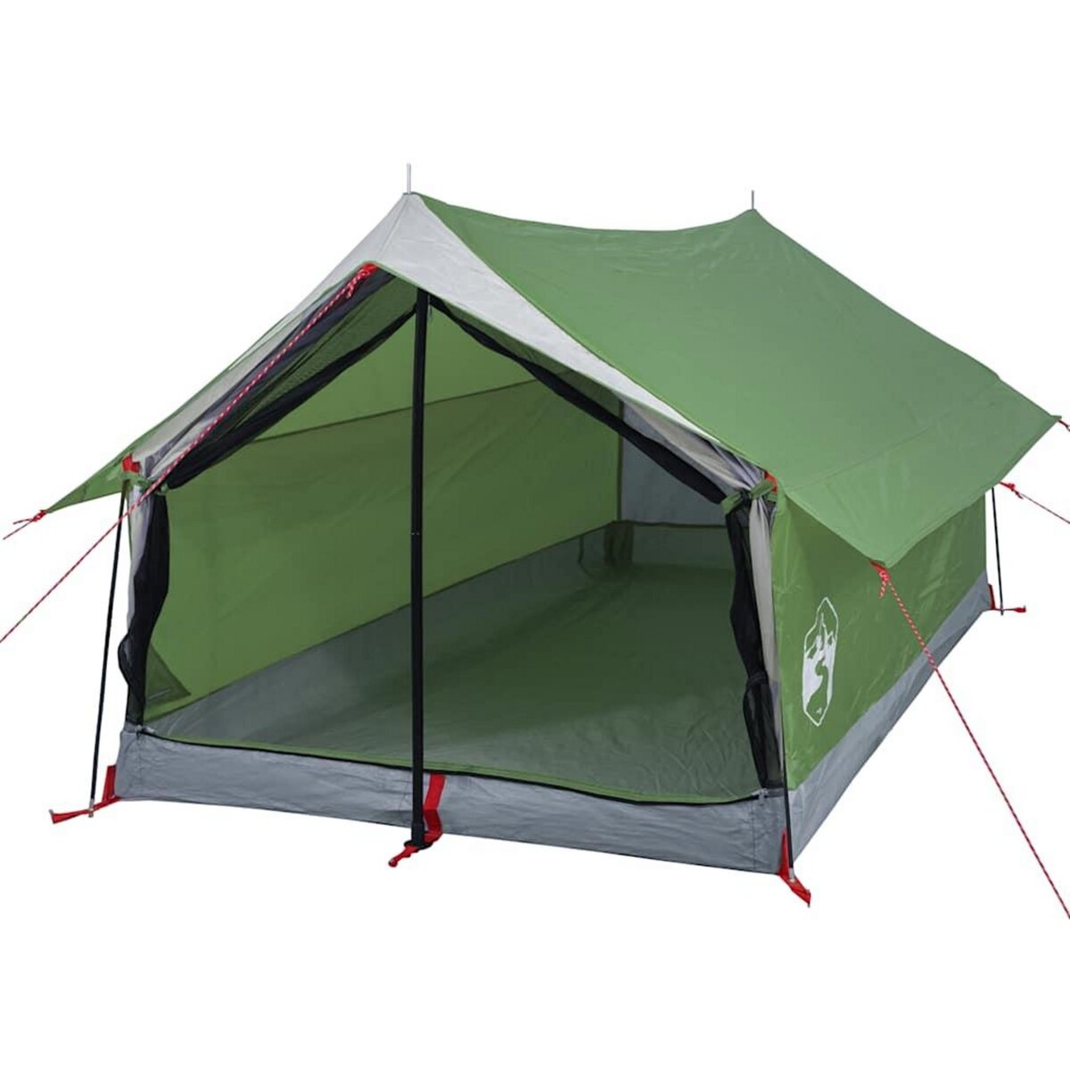 VIDAXL Tente de camping 2 personnes vert impermeable