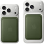 Voir la diapositive 3 : APPLE Porte-cartes MagSafe tissage fin Vert Mousse