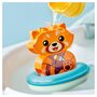 LEGO Duplo 10964 Jouet de bain : Panda rouge flottant, Set Baignoire pour Bébés et Enfants