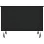 Voir la diapositive 6 : VIDAXL Table basse Noir 60x44,5x45 cm Bois d ingénierie