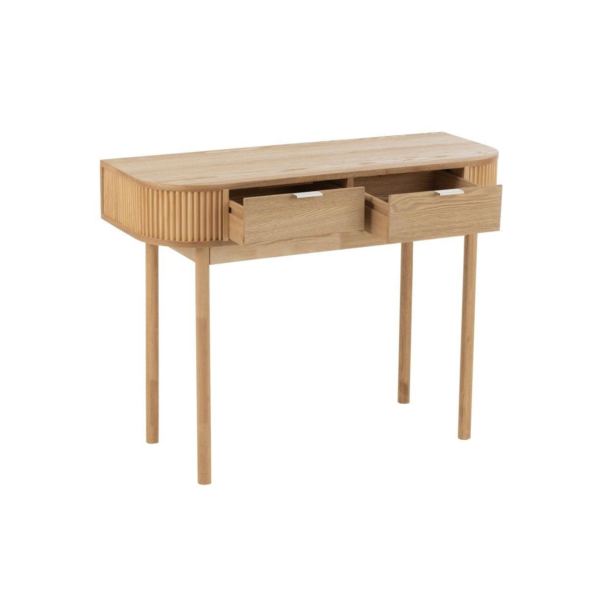 Voir la diapositive 5 : J-LINE Console en bois  alta  100cm naturel