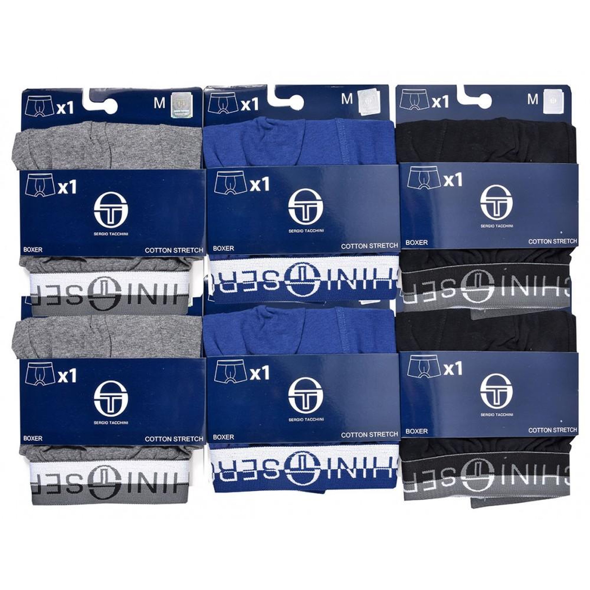 Voir la diapositive 3 : SERGIO TACCHINI Boxer Homme SERGIO TACCHINI Lot de 6