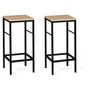 Voir la diapositive 1 : Lot de 2 tabourets de bar style industriel pieds métal HOUSTON