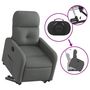 Voir la diapositive 5 : VIDAXL Fauteuil inclinable Gris fonce Tissu