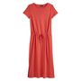 Voir la diapositive 3 : INEXTENSO Robe longue en maille rose corail femme