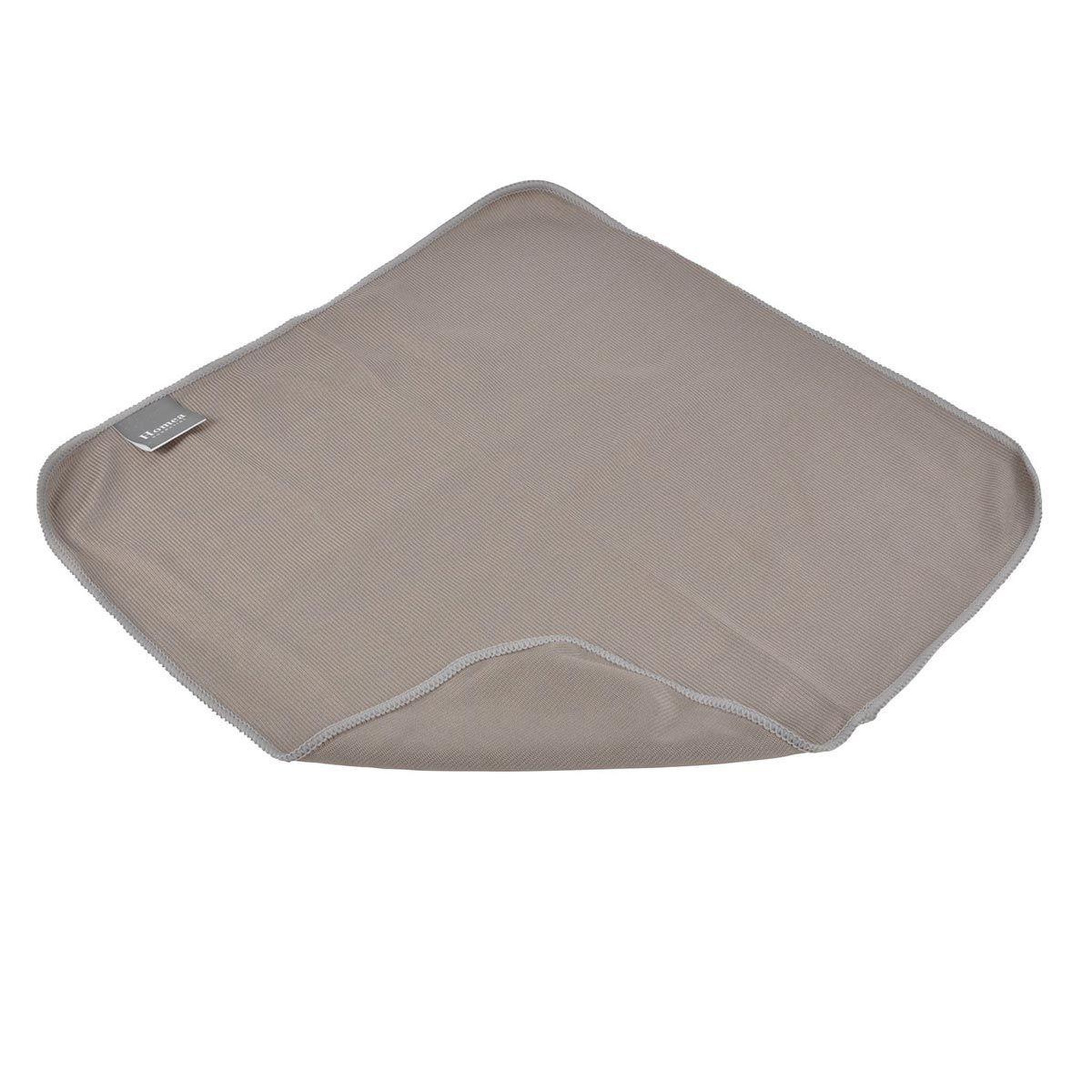 HOMEA Chiffon microfibre  vitres  40x40cm taupe
