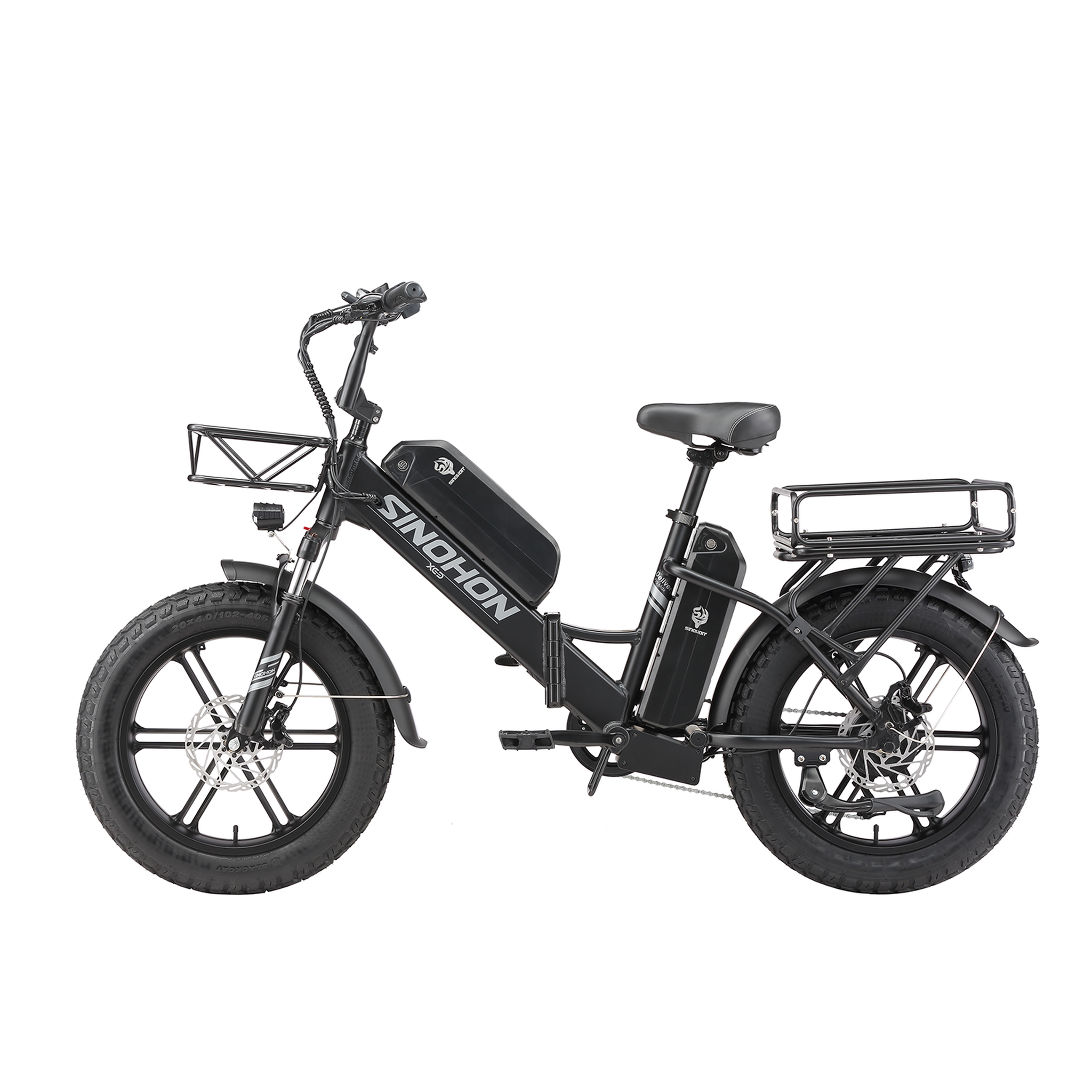 Voir la diapositive 2 : SINOHON Vélo électrique sinohon delivery, vélo électrique de livraison longue autonomie à double batterie