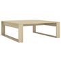 Voir la diapositive 2 : VIDAXL Table basse Chene sonoma 100x100x35 cm Bois d'ingenierie