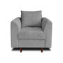 Voir la diapositive 1 : LISA DESIGN Rune - fauteuil - en velours côtelé